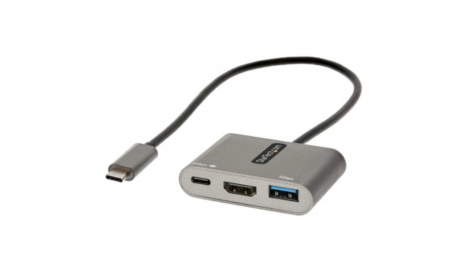 D StarTech USB-C mitmepordiline adapter PD 4K