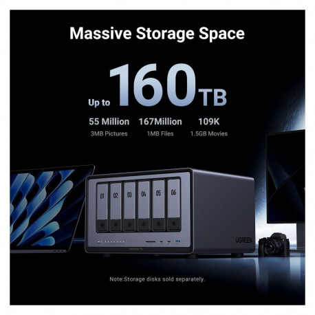 "6-Bay Ugreen DXP6800 Pro"