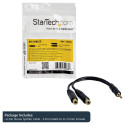 "6IN STEREO SPLITTER CABLE"