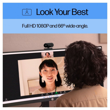 "HP 320 FHD Webcam schwarz"