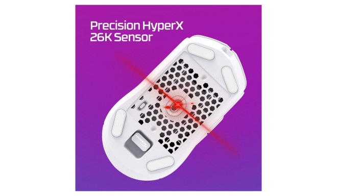 HyperX mängurihiir Pulsefire Haste 2 juhtmevaba, valge