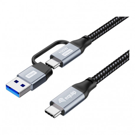 "Equip Kabel USB-C 3.2 -> C/A St/St 3.00m 20Gbps schwarz"