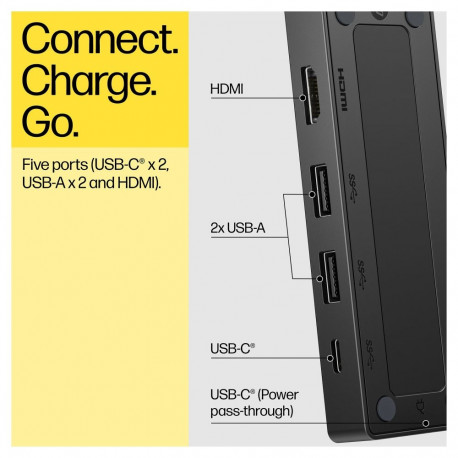 "D HP USB C Travel Hub Dockingstation G3"