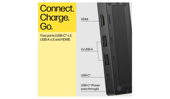HP dokkimisjaam G3 USB-C reisihub