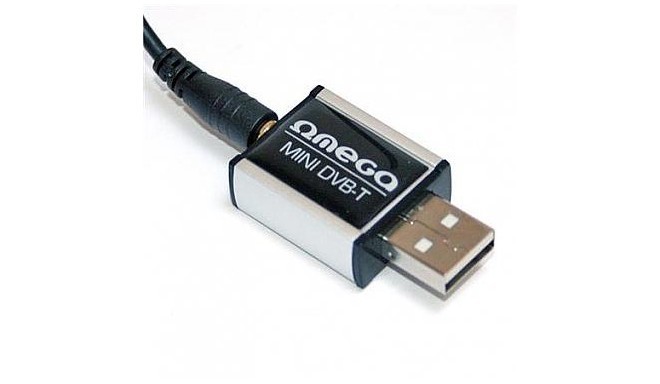 Omega TV-карта DVB-T USB Tuner MPEG4 HD T300 + антенна (41991)