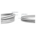 "DIGITUS CAT 6 U/UTP Slim Patchkabel, 2m, grau"