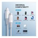 "UGREEN Lightning To Type-C Cable 1m white"