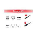 "Equip DisplayPort Mini -> DP St/St 2.0m 4K/60Hz komp.HDCP sw"