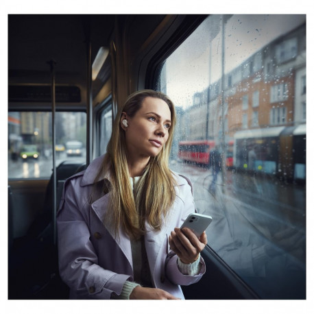 "Epos Adapt E1 weiss Bluetooth TWS Earbuds Multi-Connect IPX5 Hybrid ANC Ladecase USB-C Dongle OhrAd