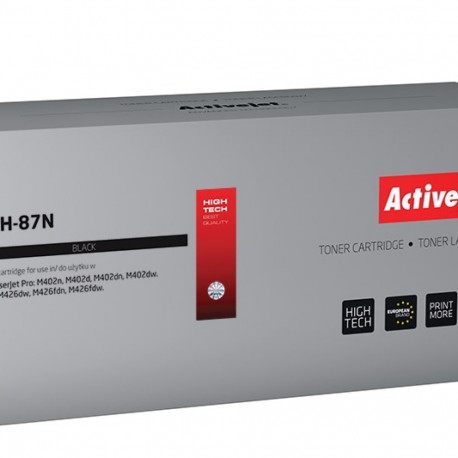 Activejet ATH-87N tooner (asendus HP 87A CF287A; Supreme; 9000 lehekülge; must)