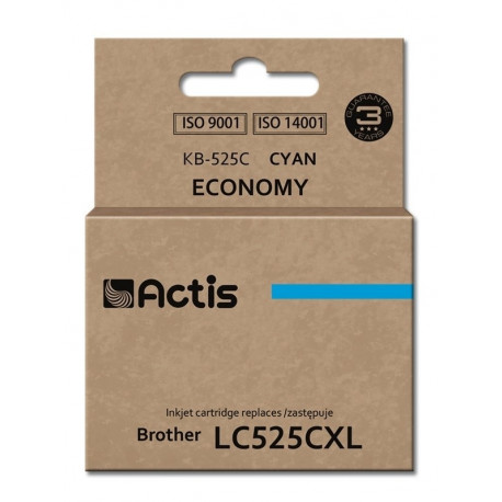Actis KB-525C tint (asendus Brother LC525C; standard; 15 ml; tsüaan)