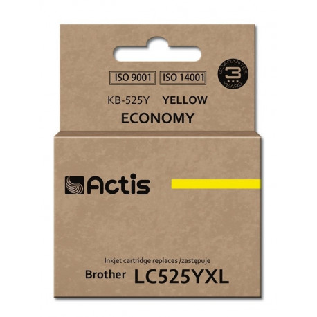 Actis KB-525Y Ink (replacement for Brother LC525Y; Standard; 15 ml; yellow)