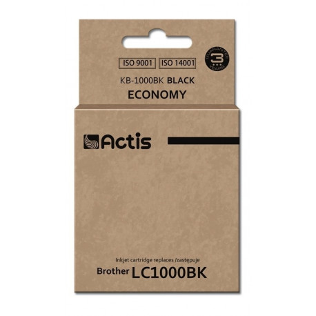 Actis KB-1000BK tindikassett (asendus Brother LC1000BK/LC970BK; standard; 36 ml; must)
