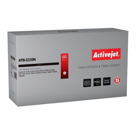 Activejet ATB-2220N tooner (asendus Brother TN-2220, TN2220/TN-2010, TN2010; Supreme; 2600 lehekülge