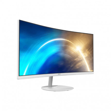 MSI PRO MP341CQWDE, LED monitor - 34 - white, WQHD, VA, curved, 100Hz panel