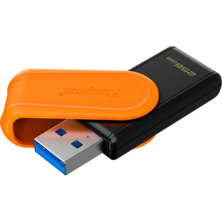 DataTraveler mälupulk Exodia S 256GB USB-A 3.2 Gen 1, must/oranž