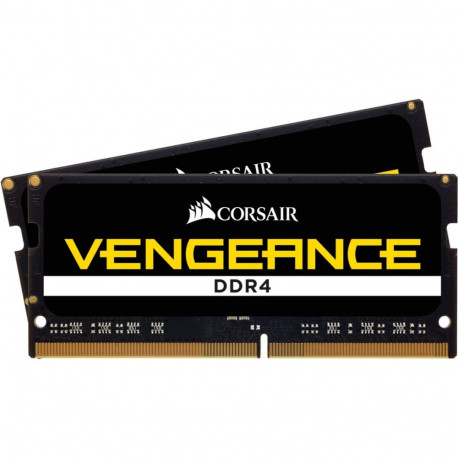 SO-DIMM 32 GB DDR4-2666 (2x 16 GB) Dual-Kit (schwarz, CMSX32GX4M2A2666C18, Vengeance)