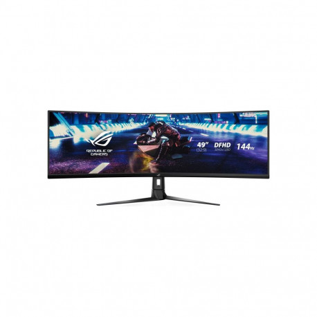 ROG Strix XG49VQ (124 cm (49 Zoll), schwarz, UWFHD, VA, Curved, AMD Free-Sync Premium Pro, 144Hz Pan