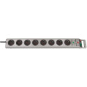 Brennenstuhl power strip Super Solid 8 port, grey
