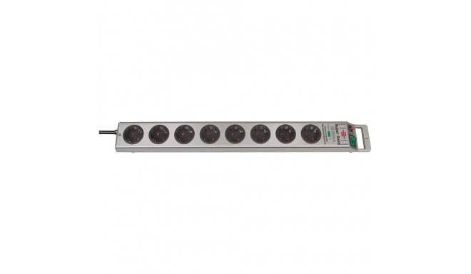 Brennenstuhl power strip Super Solid 8 port, grey