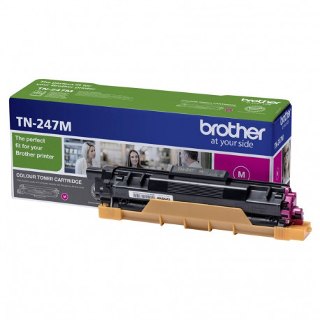 BROTHER TN-247C MAGENTA TONER CARTRIDGE, YIELD 2,300 PAGES
