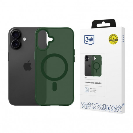 3mk Smoke MagCase for iPhone 17 - Green-Translucent