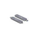 DeLOCK 42616 storage drive enclosure SSD enclosure Silver M.2