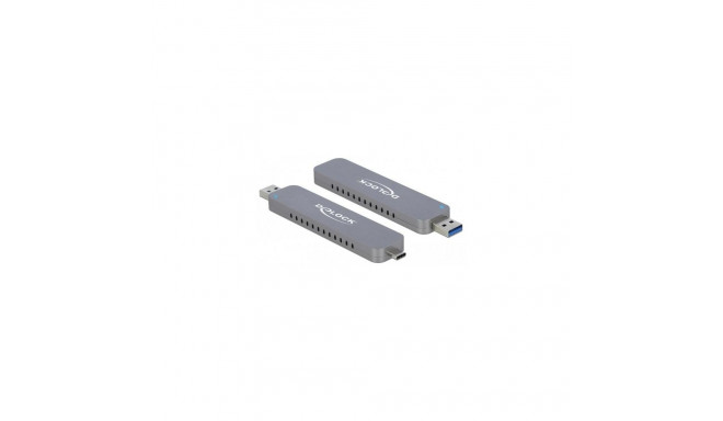 DeLOCK 42616 storage drive enclosure SSD enclosure Silver M.2