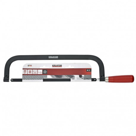 Metal saw 300mm 24 TPI plastic handle, KREATOR, KRTH80406