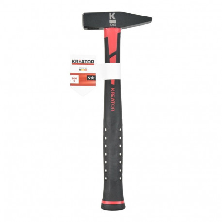 Machinist Hammer 300g - Fiber KREATOR KRTH90103 104x22mm, 275mm