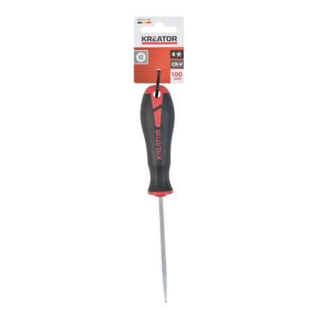 Square awl, KREATOR, KRTH21302, Length: 100 mm, Blade: 5 mm