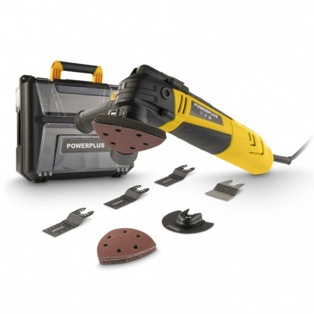 Powerplus võnkuv tööriist POWXBOX011, 300W, 20000 /min, 44000 /min, 6 kiirusastet, 2m toitekaabel, p