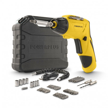 Akutooriga kruvikeeraja 4V koos 1.3Ah aku ja laadimiskaabliga, Powerplus, POWX00406, Pinge: 4 V, Max