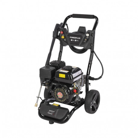 Powerplus petrol pressure washer POWXG9090 210cc 255bar 540Lh 8m hose Black