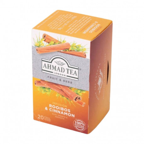 Taimetee AHMAD rooibos/kaneel 20tk ümbrikus