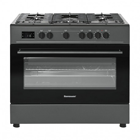 Gas cooker Ravanson, black