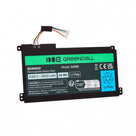 Greencell Battery for Asus C31N1912 / B31N1912 3HWPP ASUS VivoBook 14: E410MA  L410MA  E410KA  E510M