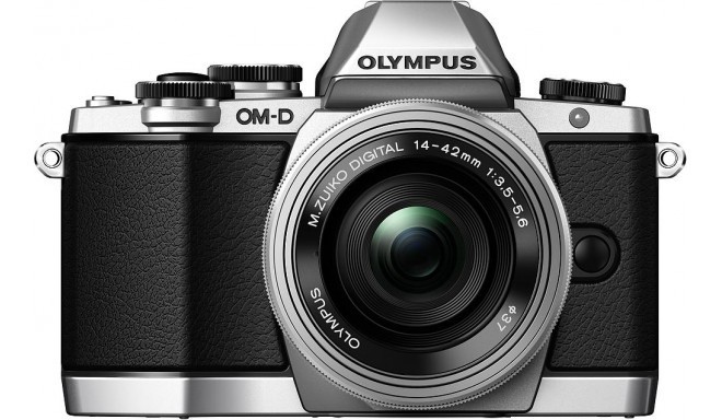 Olympus OM-D E-M10 + 14-42mm EZ komplekts, sudrabots