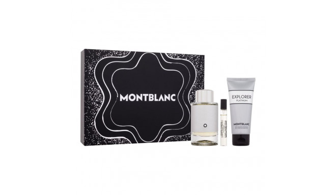 Montblanc Explorer Platinum Eau de Parfum (100ml) (Edp 100 ml + Shower Gel 100 ml + Edp 7,5 ml)