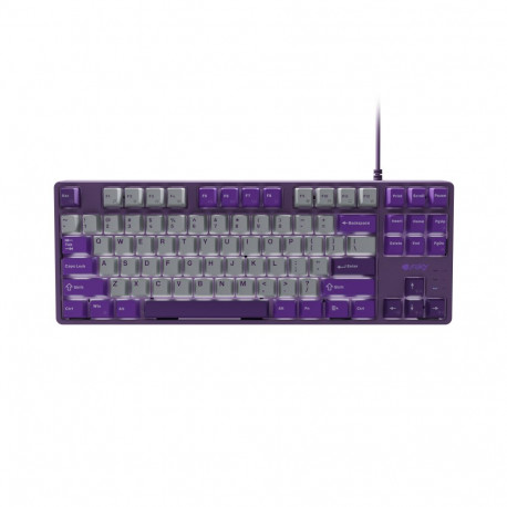 Fury | Kanabo K2 | Gaming Keyboard | Wired | US | Linear | Gray/Purple
