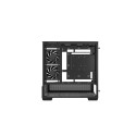 Deepcool CG380 3F must Micro ATX arvutikorpus toiteplokk kaasas ei