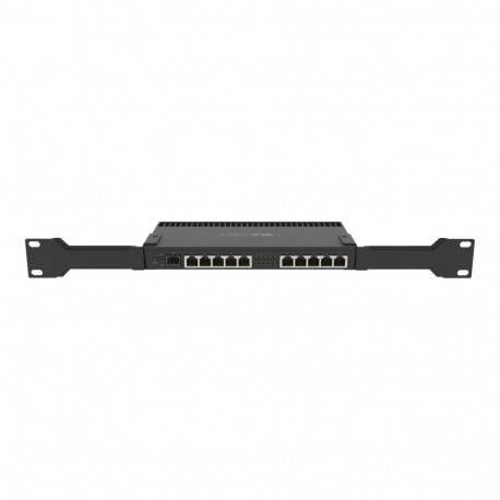 Mikrotik Wired Ethernet Router RB4011iGS+RM, Quad-core 1.4Ghz CPU, 1GB RAM, 512 MB, 1xSFP+, 1xSerial