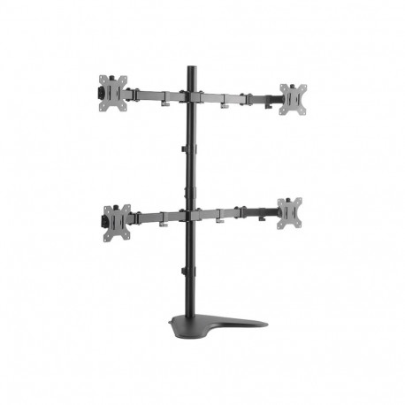 Logilink BP0046 nelja monitori lauakinnitus 13–32" must