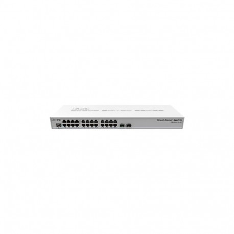 MikroTik võrgulüliti Cloud Router Switch CRS326-24G-2S+RM, hallatav L3, riiulisse paigaldatav, 24 Gi