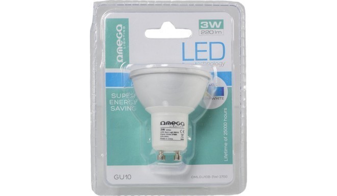 Omega LED lamp GU10 3W 2700K (41574)