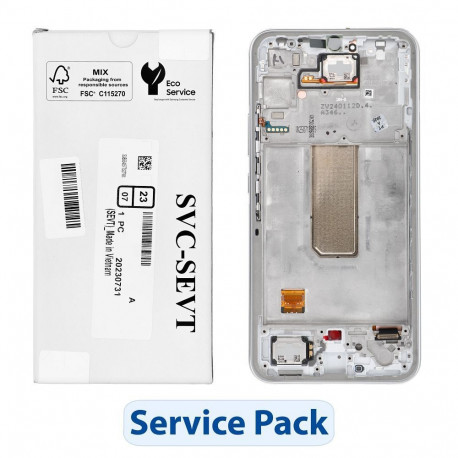 ServicePack LCD Display SAMSUNG A34 5G A346B Silver GH82-31201B