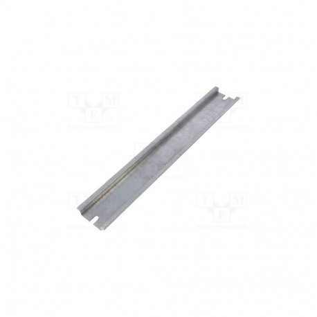DIN rail;steel;zinc;L:218mm;W:35mm;TS35