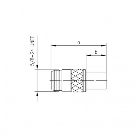N emane pistik pigistatav HF400 Telegärtner