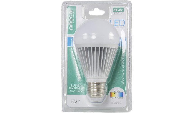 Omega LED лампочка E27 9W 2700K (41872)