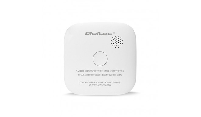 Wireless smoke detector with battery alarm 85dB